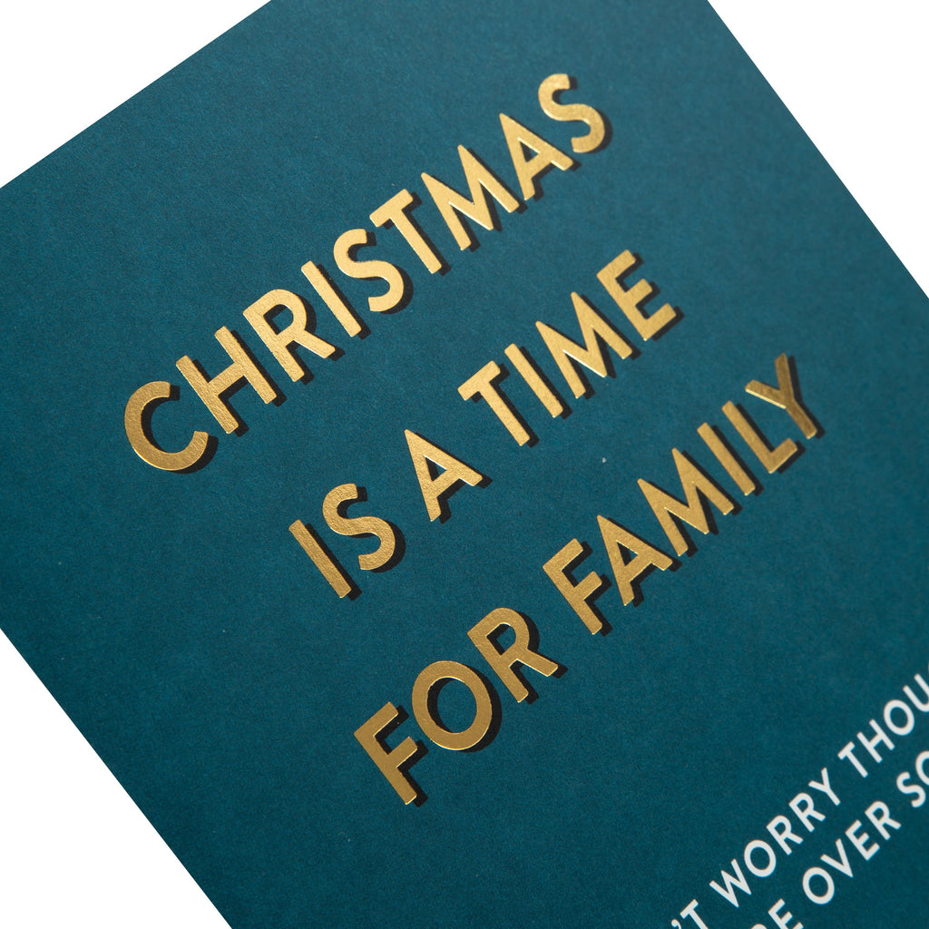 Christmas Card - Funny Family Time Design 