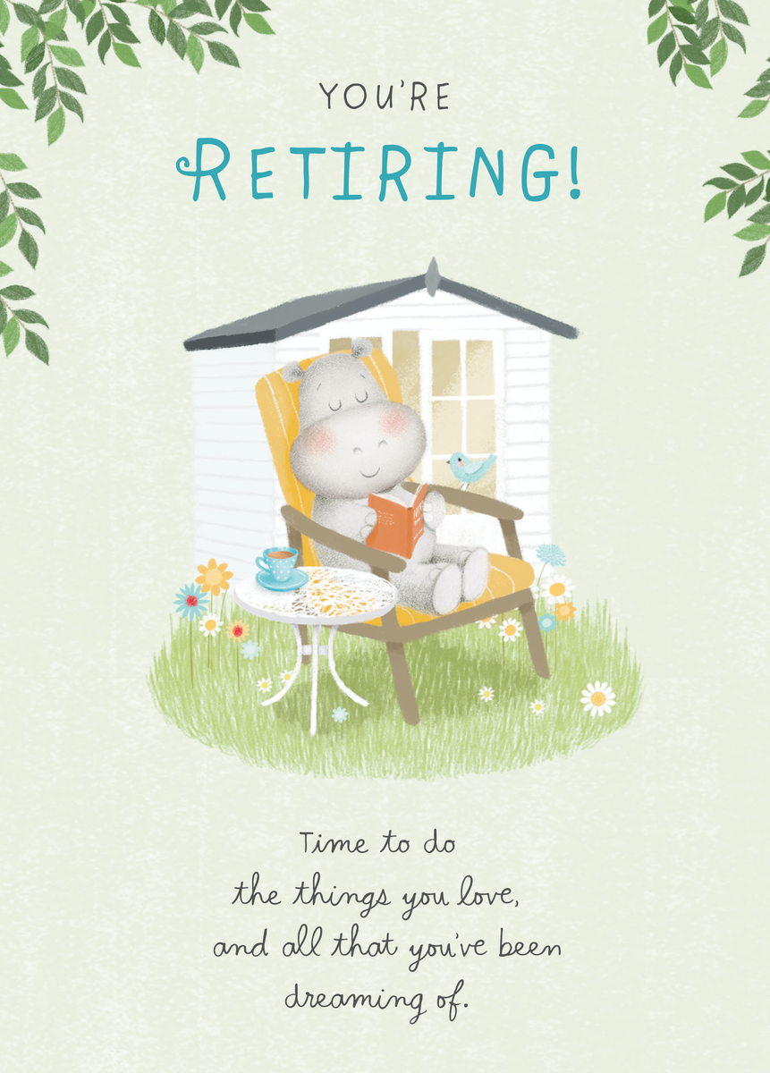 Personalised Cute Retirement Card – Hallmark