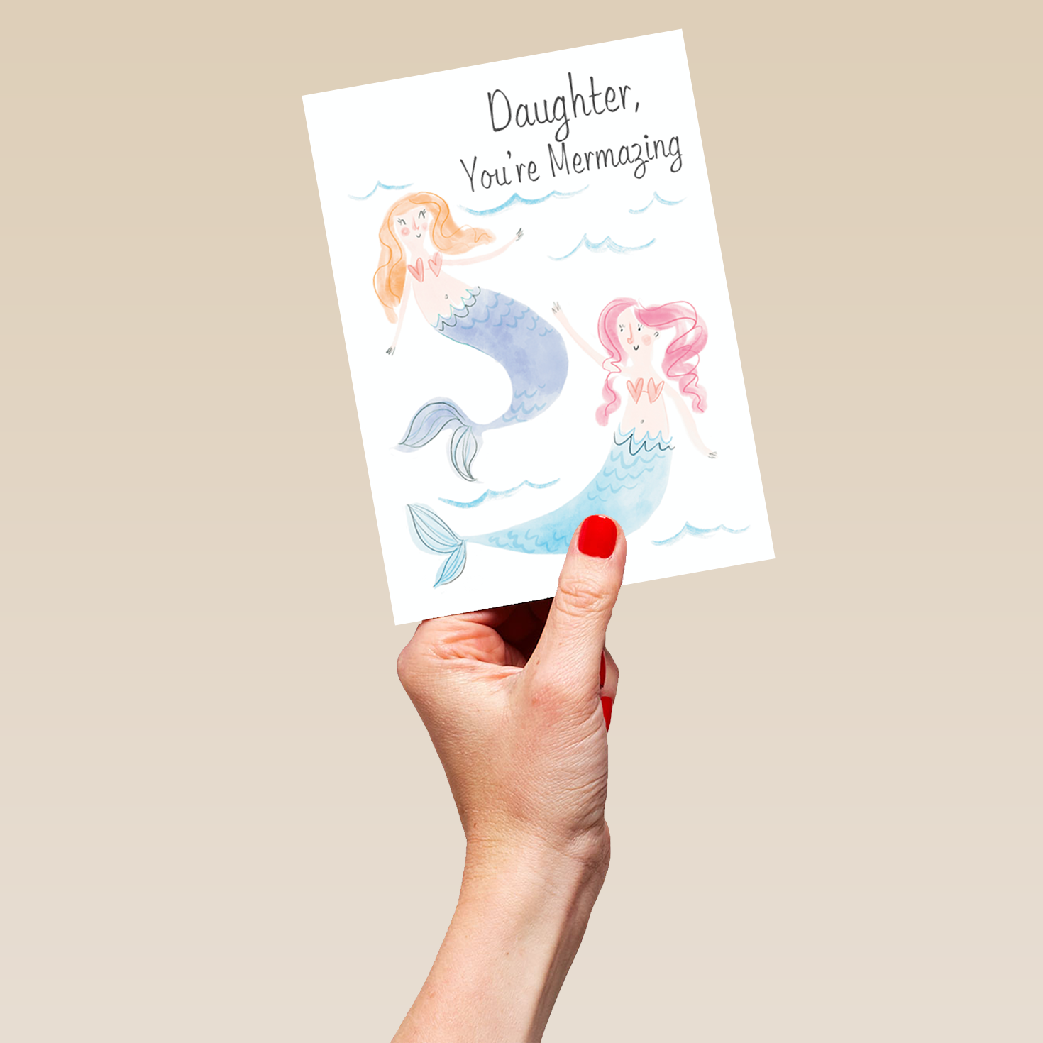 Personalised Kids Mermaid Card For Daughter – Hallmark