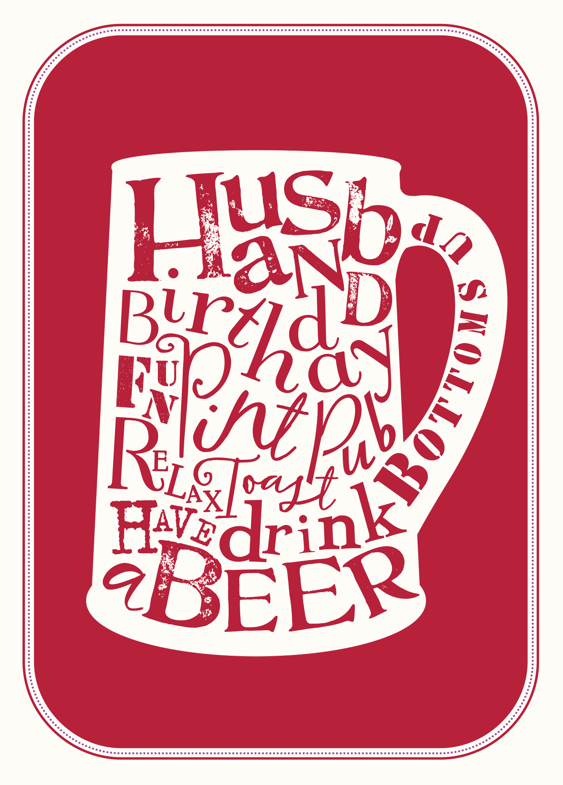 Beer mug deals for husband