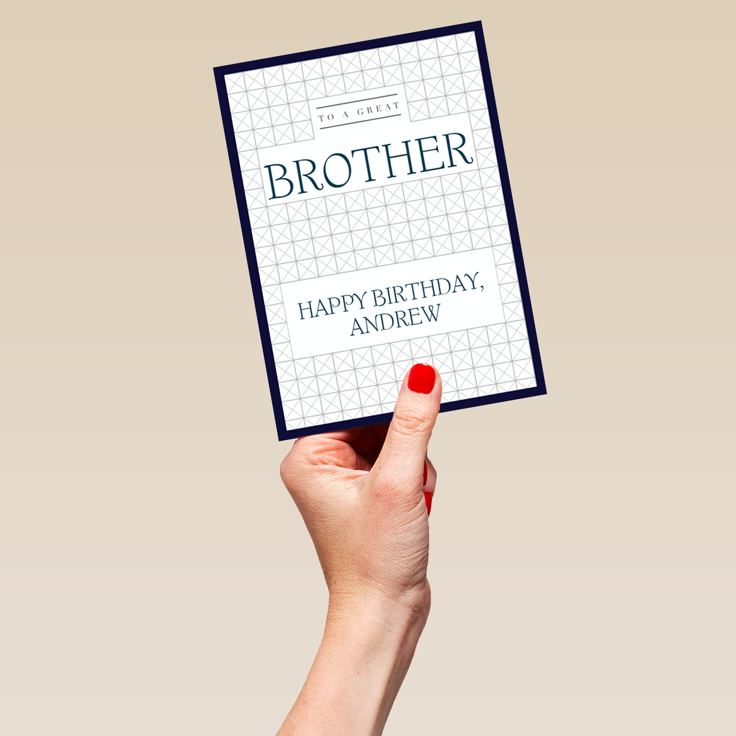 Personalised Happy Birthday Brother Card Hallmark