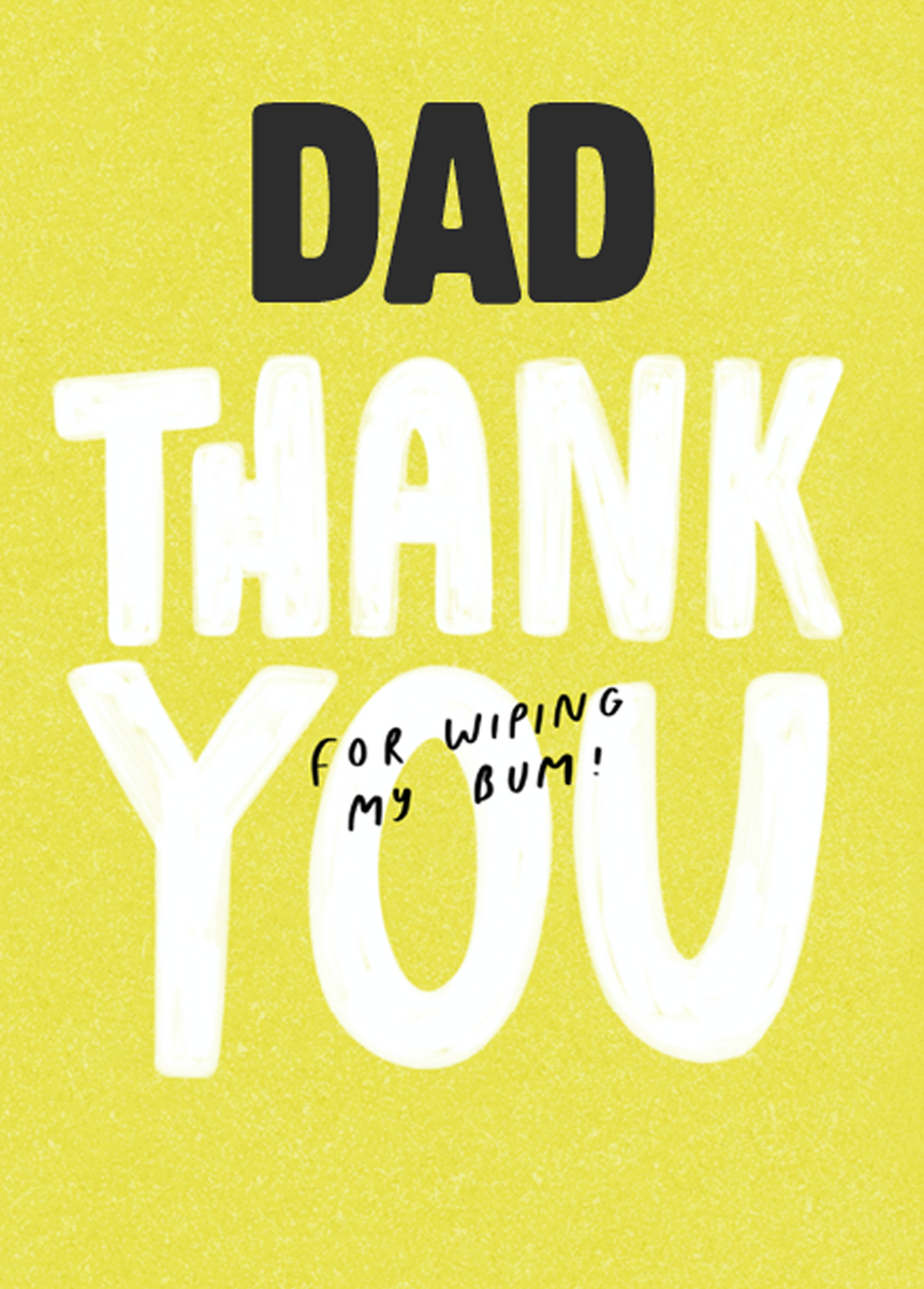 Personalised Funny Thank You Dad Father's Day Card – Hallmark